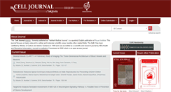 Desktop Screenshot of celljournal.org