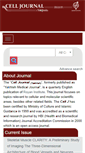 Mobile Screenshot of celljournal.org