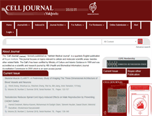 Tablet Screenshot of celljournal.org